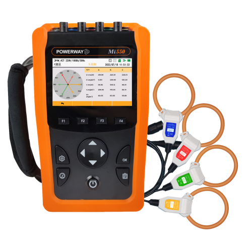 MI550 Handheld Three Phase Power Quality Analyzer for Non-Dismantling Wire Test